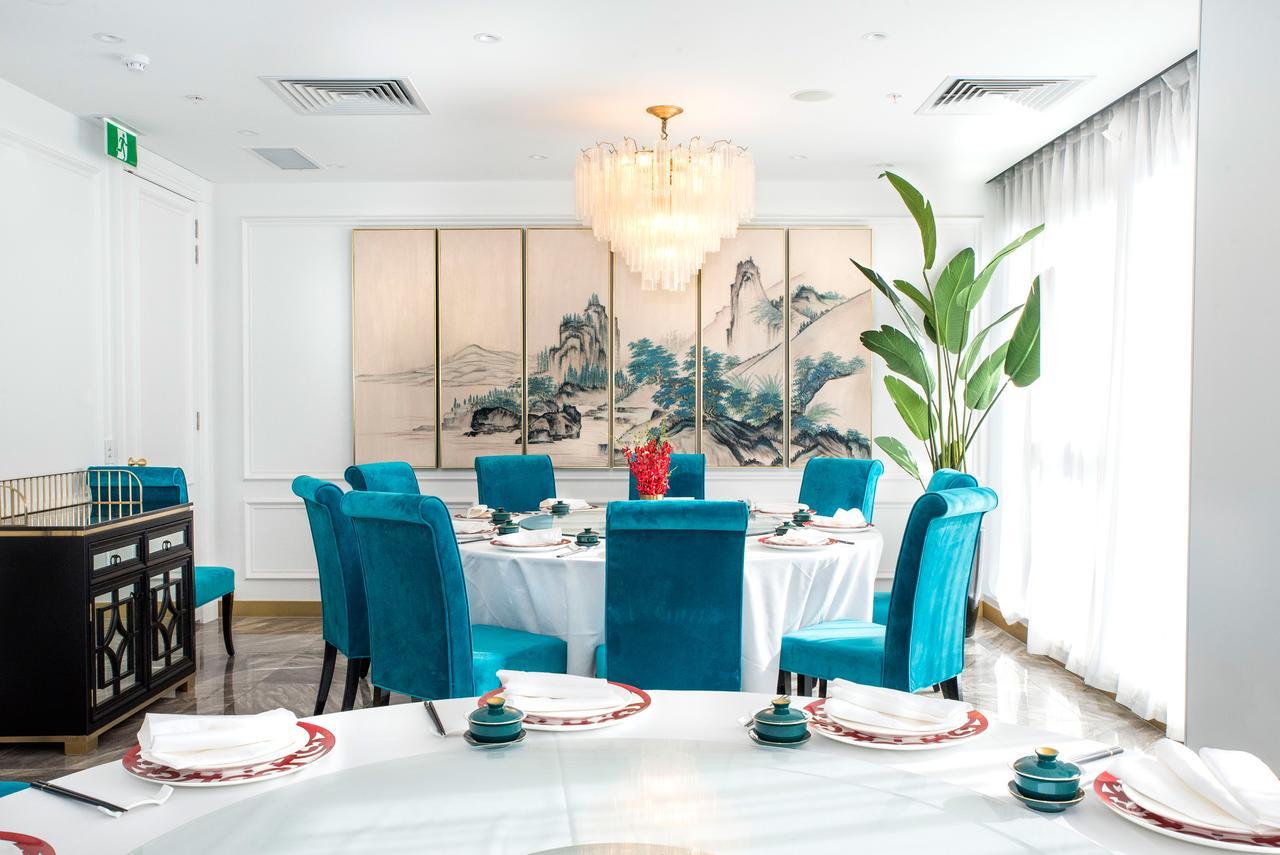 더 첸 멜버른 - 아트 시리즈 박스 힐 외부 사진 A dining room at the hotel